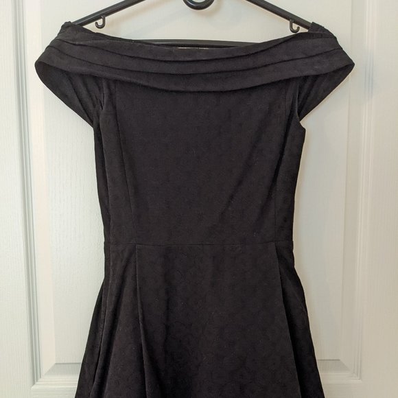 Modcloth Emily Fin Delilah Kettle Corn Dress Black - Picture 3 of 3